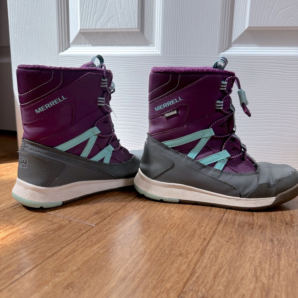 Merrill youth snow crush snow boots